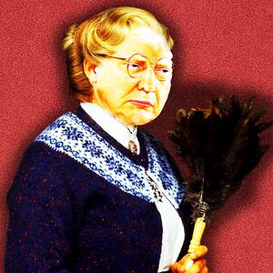 Donald Trump, Mrs. Doubtfire photo illustration