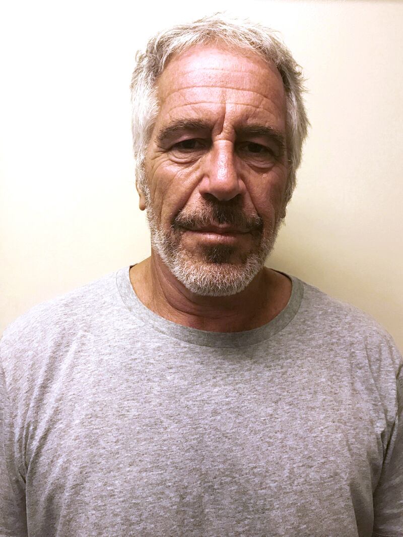 Jeffrey Epstein appears in a photograph taken for the New York State Division of Criminal Justice Services' sex offender registry March 28, 2017 and obtained by Reuters July 10, 2019.