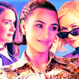 Sarah Paulson, Kim Kardashian, and Naomi Watts in All's Fair.