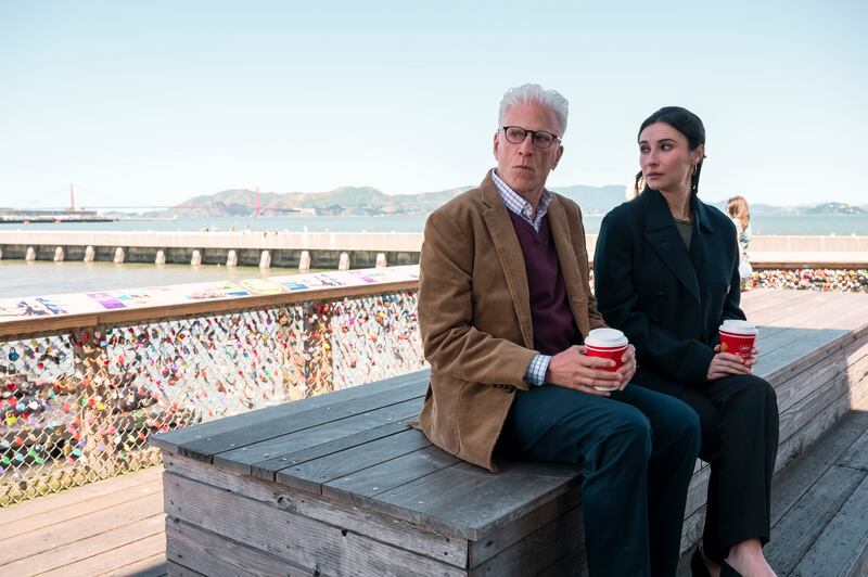 Ted Danson and Lilah Richcreek Estrada in A Man on the Inside