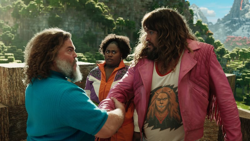 Jack Black, Danielle Brooks, and Jason Momoa.