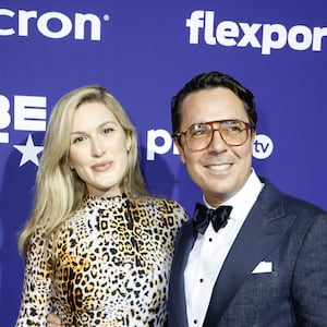 Olivia Nuzzi and Ryan Lizza attend the White House Correspondents' Dinner After Party in April 2023.