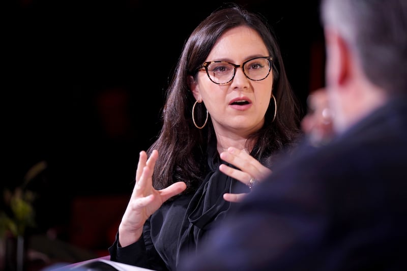 WASHINGTON, DC - JANUARY 18: The Free Press' Honestly with Bari Weiss (pictured) hosts Senator Ted Cruz presented by Uber and X on January 18, 2025 in Washington, DC.
