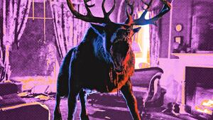A photo illustration of Bambi in "Bambi: The Reckoning."