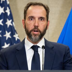 Special counsel Jack Smith speaks to the media in August 2023.