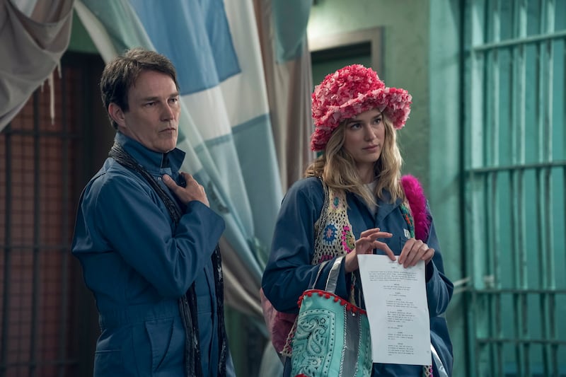 Stephen Moyer and Elizabeth Lail
