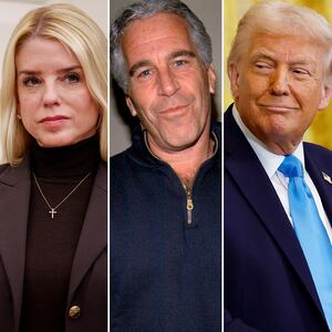 Pam Bondi, Jeffery Epstein and Donald Trump