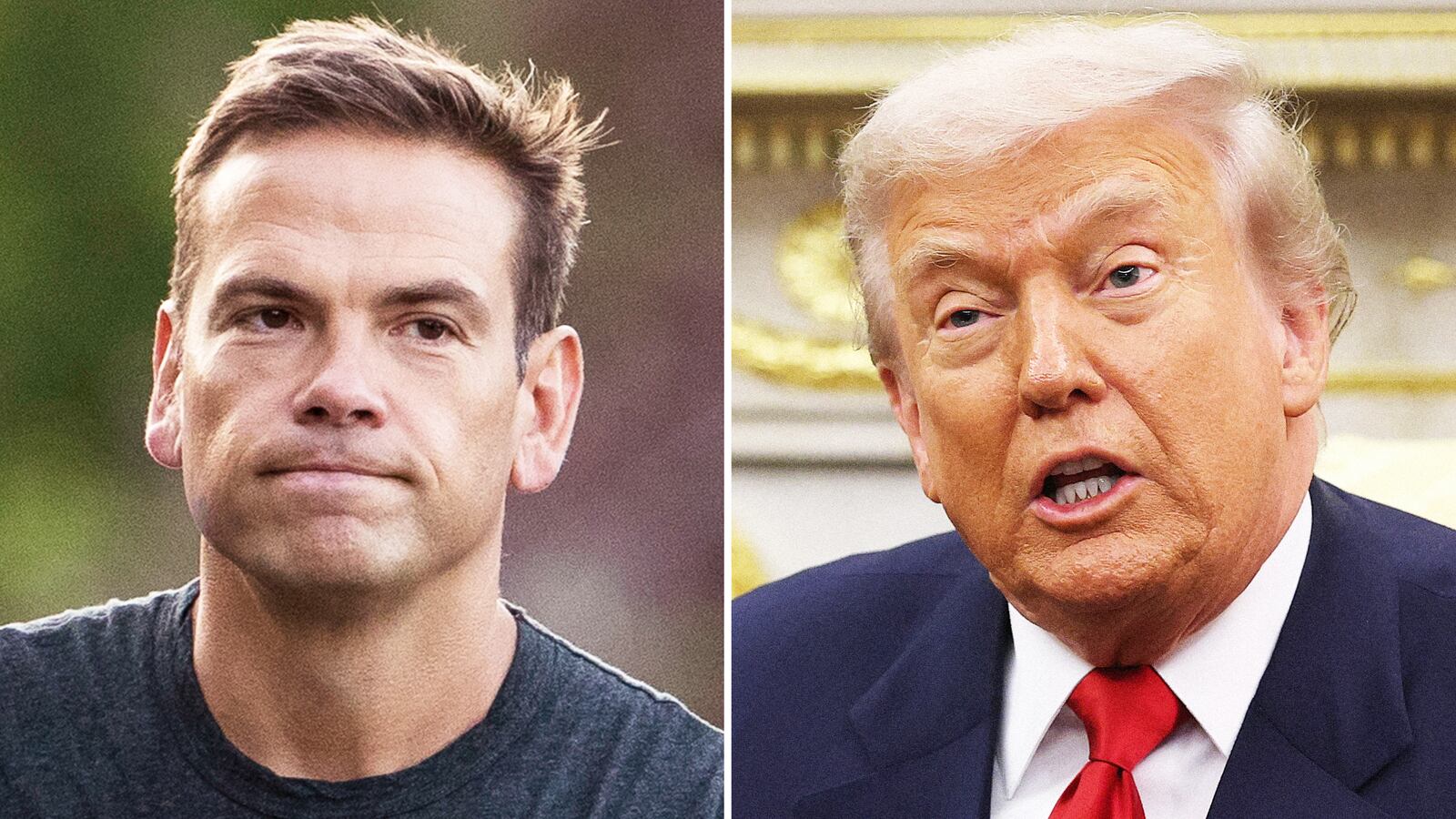Lachland Murdoch and Donald Trump.