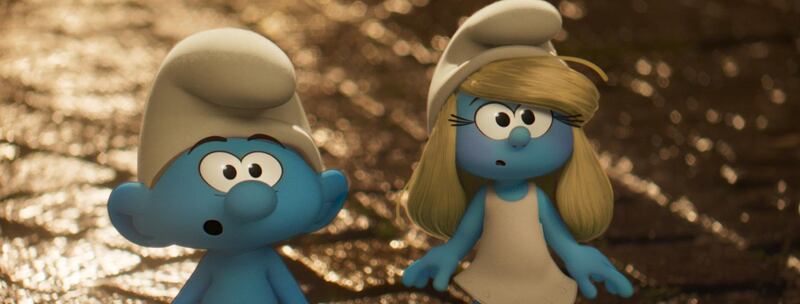 A still from 'Smurfs'