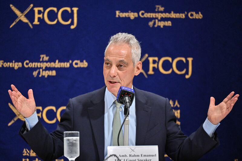 Former Chicago mayor Rahm Emanuel said that nothing is set in stone and a 2028 presidential run is still up in the air.