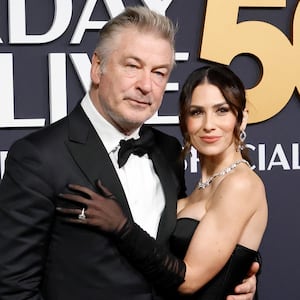 Alec Baldwin and Hilaria Baldwin attend SNL50: The Anniversary Special