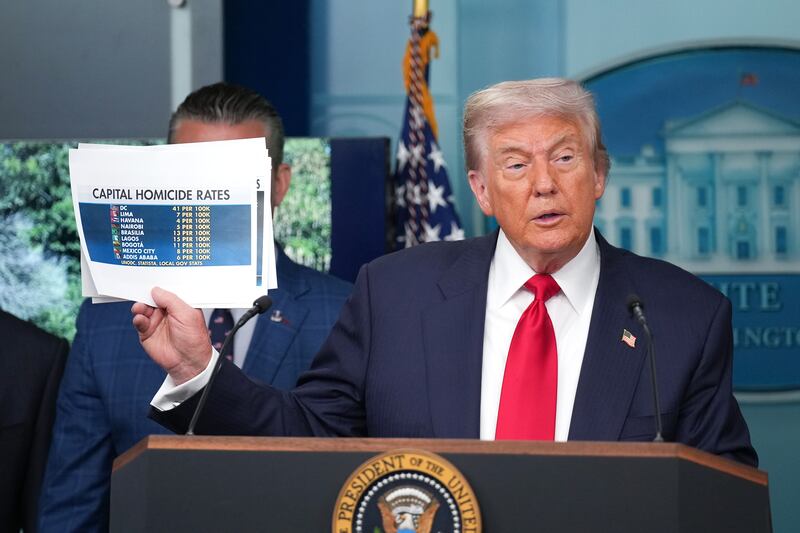 Trump at press conference