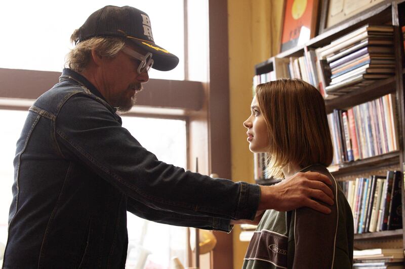 Ethan Hawke and Ryan Kiera Armstrong