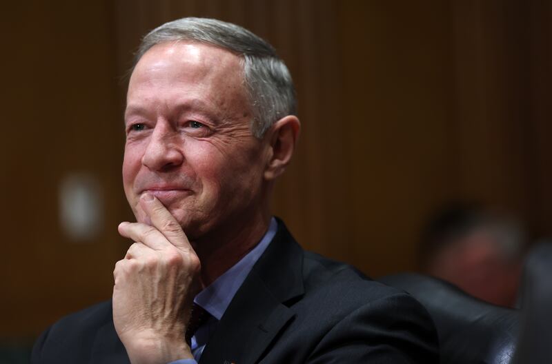 Former Gov. Martin O'Malley (D-MD), President Biden's nominee to be the next Commissioner of Social Security, testifies during his confirmation hearing before the Senate Finance Committee at the Dirksen Senate Office Building on November 02, 2023 in Washington, DC.