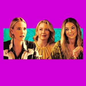 Leslie Bibb, Carrie Coon, and Michelle Monaghan.