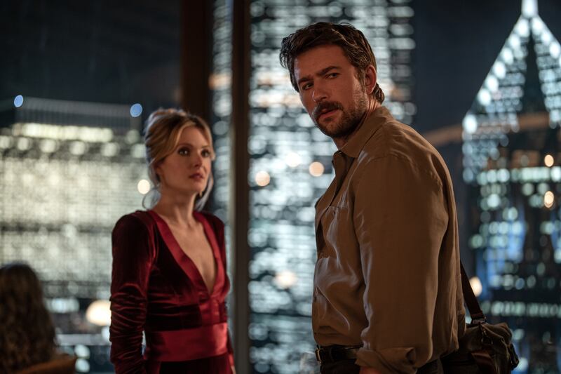 Meghann Fahy and Brandon Sklenar
