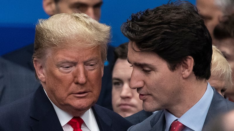 Donald Trump and Justin Trudeau