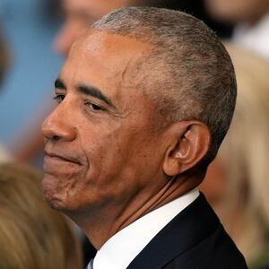 WASHINGTON, DC - JANUARY 20:  Former U.S. President Barack Obama attends the inauguration of Donald Trump at the U.S. Capitol Rotunda on January 20, 2025 in Washington, DC. Donald Trump takes office for his second term as the 47th president of the United States. (Photo by Julia Demaree Nikhinson - Pool/Getty Images)