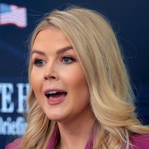 White House Press Secretary Karoline Leavitt holds her first news conference in the Brady Press Briefing Room at the White House.