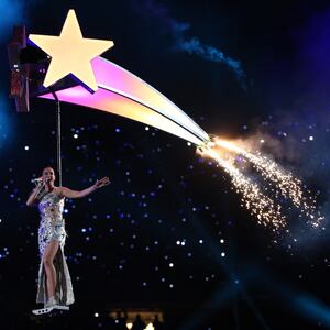 Katy Perry at the Super Bowl Halftime Show