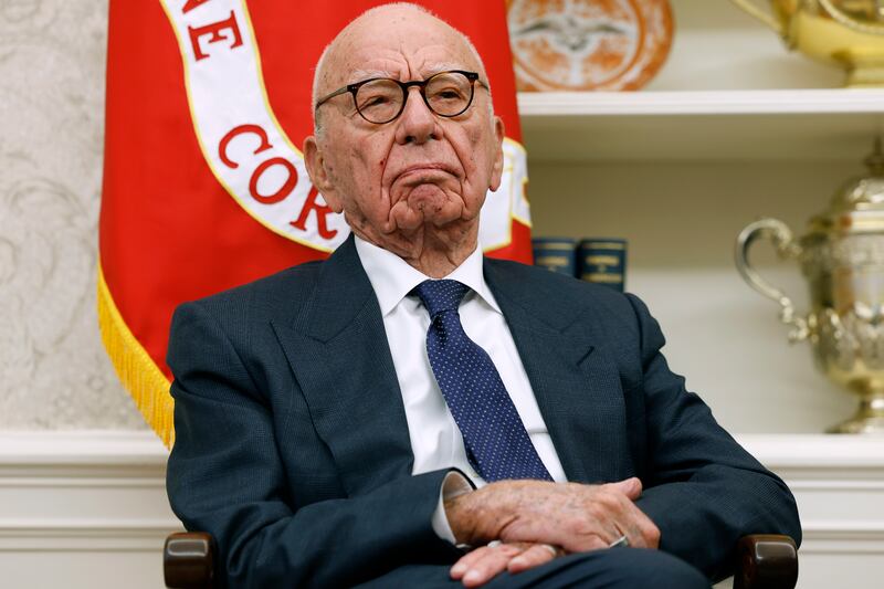 Donald Trump mocked Rupert Murdoch.
