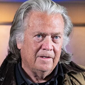 Steve Bannon image , Howard Lutnick inset.