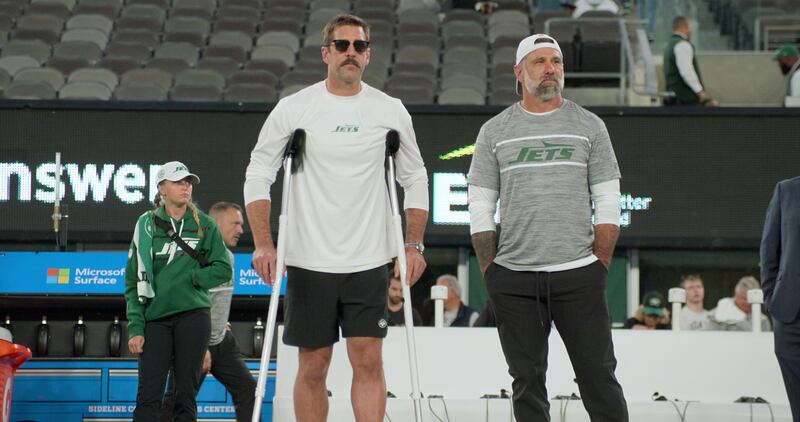 Aaron Rodgers and Jeff Ulbrich.