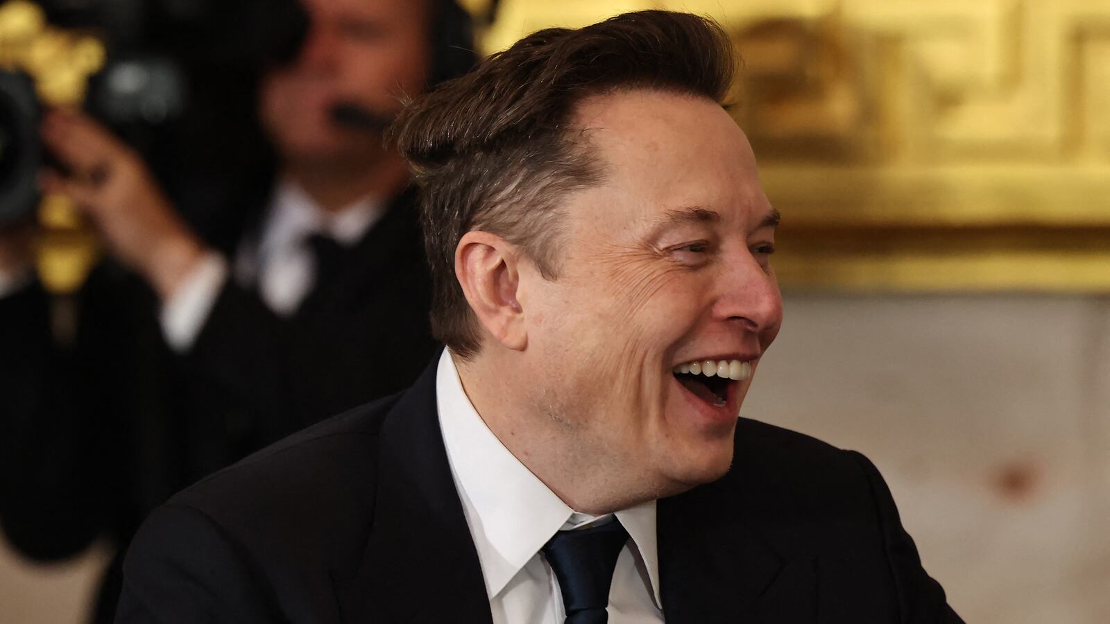 Tesla, SpaceX and X CEO Elon Musk arrives to the inauguration of U.S. President-elect Donald Trump in the Rotunda of the U.S. Capitol on January 20, 2025 in Washington, DC. Donald Trump takes office for his second term as the 47th president of the United States. (Photo by Chip Somodevilla / POOL / AFP) (Photo by CHIP SOMODEVILLA/POOL/AFP via Getty Images)