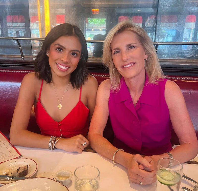 Ingraham and her 20-year-old adopted daughter, Maria.