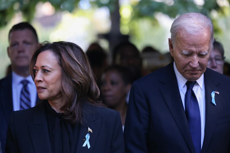 Kamala Harris, and U.S. President Joe Biden