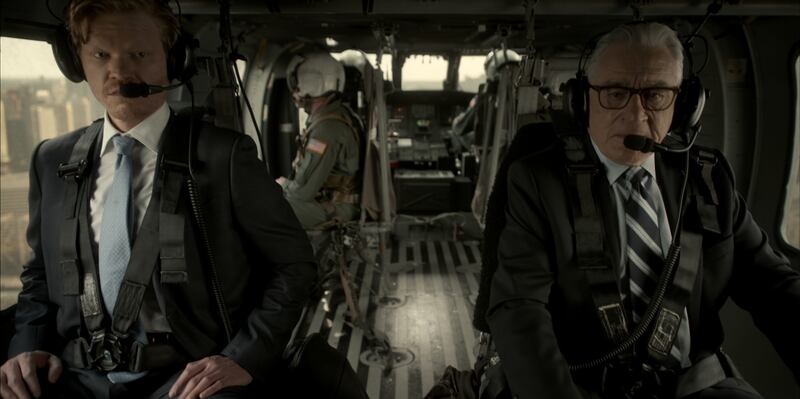 Jesse Plemons as Roger Carlson and Robert De Niro as George Mullen