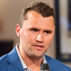 Charlie Kirk debates with students at The Cambridge Union on May 19, 2025