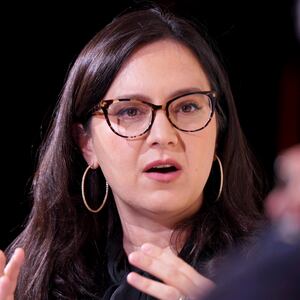 The Free Press' Honestly with Bari Weiss (pictured) hosts Senator Ted Cruz presented by Uber and X on January 18, 2025 in Washington, DC.