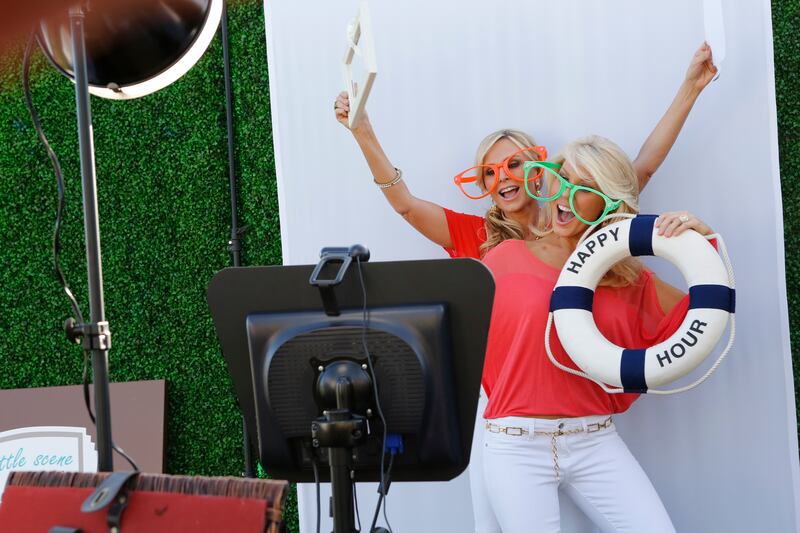 Tamra Judge and Gretchen Rossi in 2012