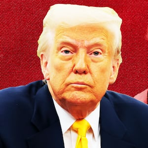 Donald Trump, Elon Musk, Steve Bannon illustration