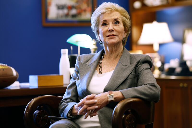 Linda McMahon.