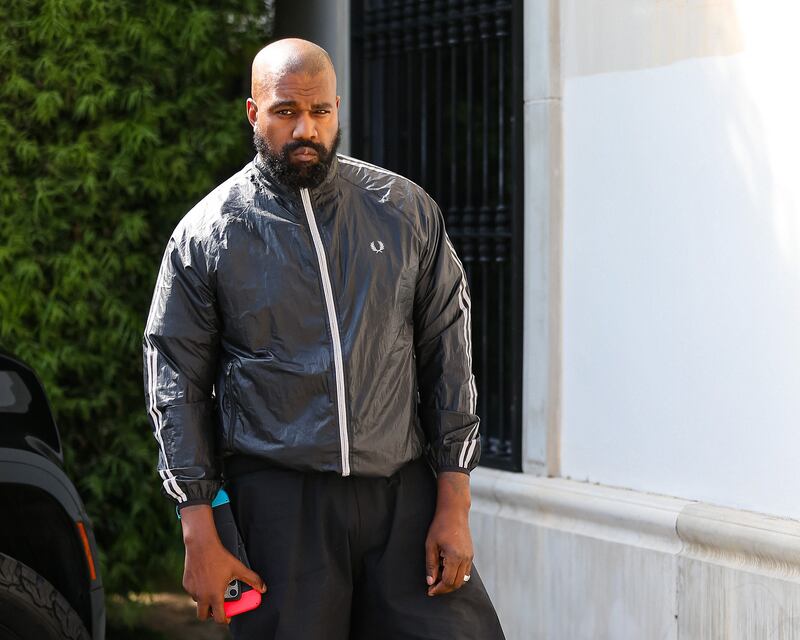 LOS ANGELES, CA - MARCH 21: Kanye West is seen on March 21, 2024 in Los Angeles, California. (Photo by Bellocqimages/Bauer-Griffin/GC Images)