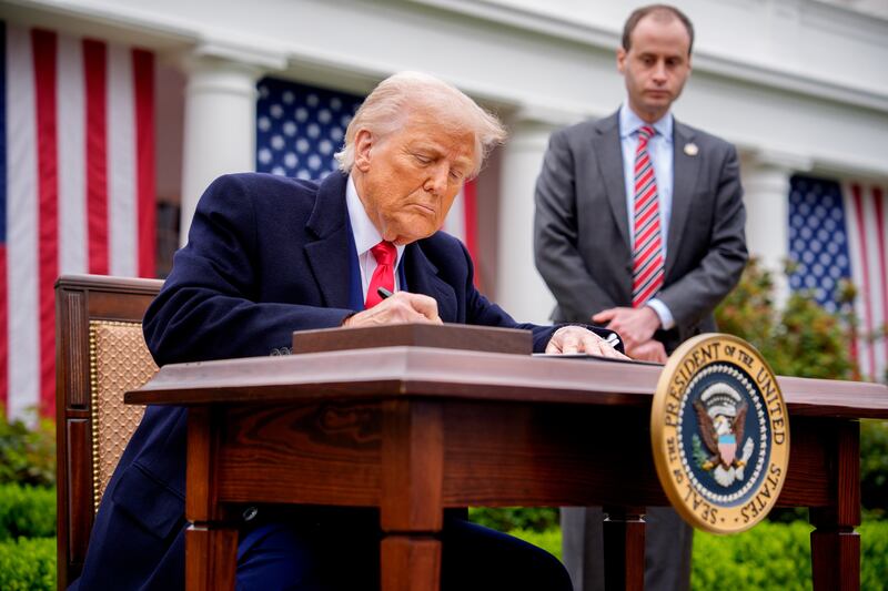 President Donald Trump in in April declared a national emergency over the country’s foreign trade and economic practices.