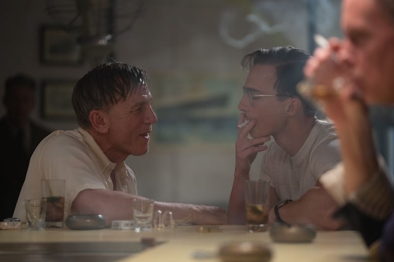 Daniel Craig and Drew Starkey