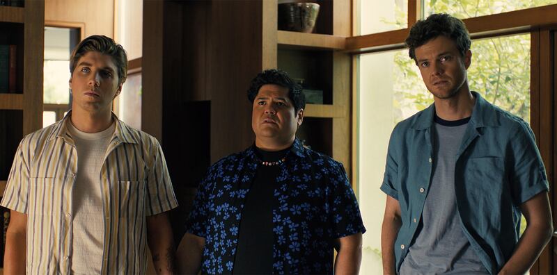 Lukas Gage, Harvey Guillén, and Jack Quaid.
