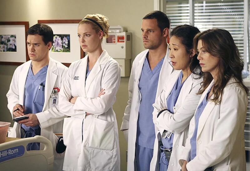 Film still from Grey's Anatomy