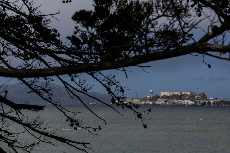 A view shows the Alcatraz Island at San Francisco Bay in San Francisco, California, U.S., June, 29, 2022.