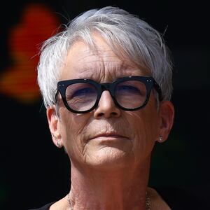 CANNES, FRANCE - JUNE 16: Jamie Lee Curtis attends the 'Storytelling that wins hearts and minds' session on Plaza stage at Amazon Port during Cannes Lions International Festival of Creativity 2025 on June 16, 2025 in Cannes, France.