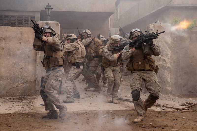 A scene from A24's "Warfare."