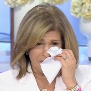 Hoda Kotb cries during her last appearance on NBC’s ‘Today’.