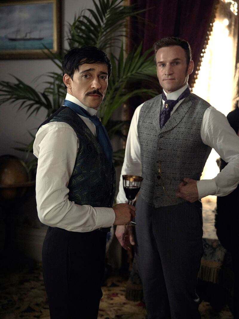 Blake Ritson and Claybourne Elder.