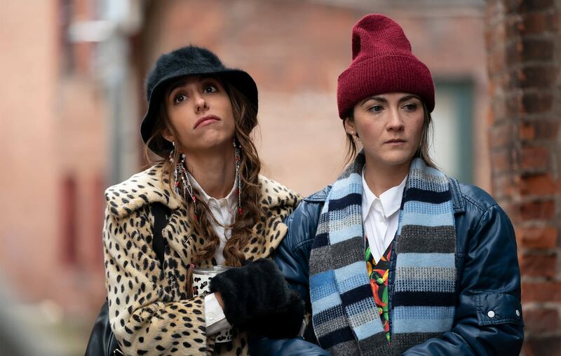 Gabby Kono-Abdy and Isabelle Fuhrman.