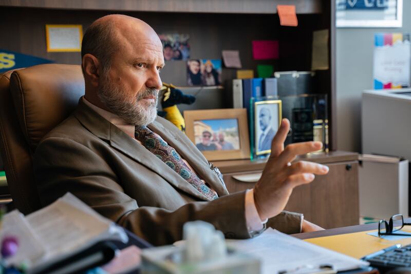 Enrico Colantoni as Principal Grant Moretti in The English Teacher.