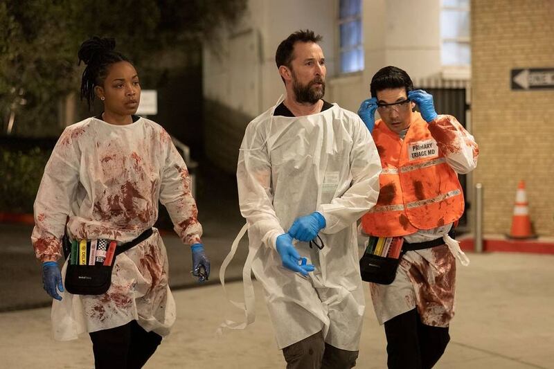 Ayesha Harris, Noah Wyle and Ken Kirby