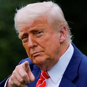 U.S. President Donald Trump gestures, as he departs for Pennsylvania, on the South Lawn of the White House in Washington, D.C., U.S., May 30, 2025.